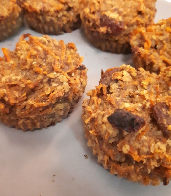 Une photo de Mini carrot cake (sans sucre et vegan)