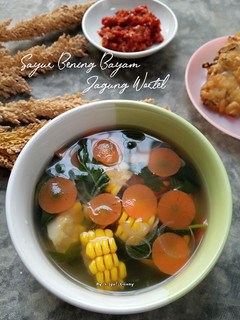 Foto resep Sayur Bening bayam jagung wortel