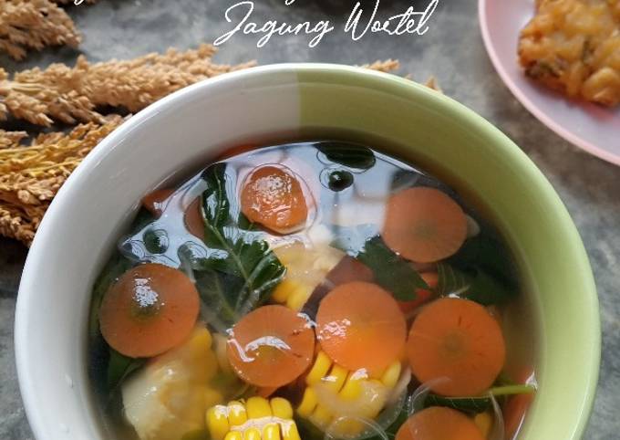 Resep Sayur Bening Bayam Jagung Wortel Oleh Liya Fitriany Cookpad