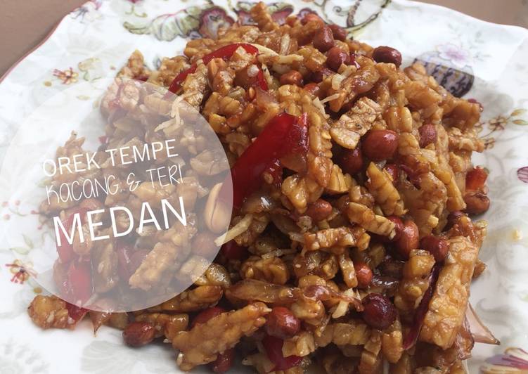 Bumbu memasak Orek tempe kacang &amp; teri medan yang Enak Banget
