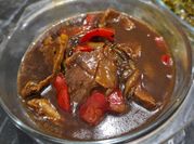 Gambar daging iris tipis saori