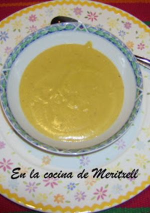 Una foto de Crema de garbanzos