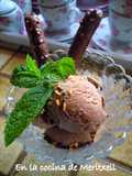 Helado de chocolate sin lactosa 
