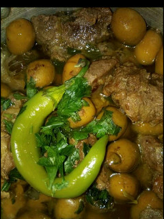صورة لوصفة طاجين الزيتون باللحم