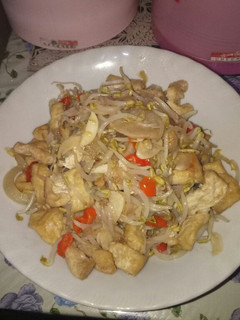 Foto resep Oseng toge tahu (Tumis Toge)