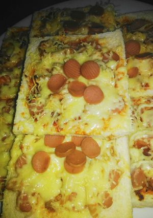 Foto resep #05. Pizza roti tawar quick melt ala momica