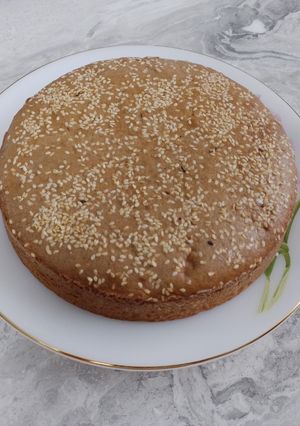 عکسی از دستور کیک شیرعسلی