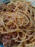 Spaghetti bolognesa. ॐ