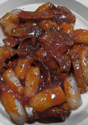 Foto resep Topokki simpel tanpa gochujang