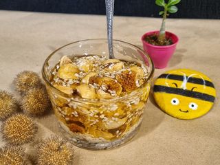 معجون انجیر و عسل کنجدی