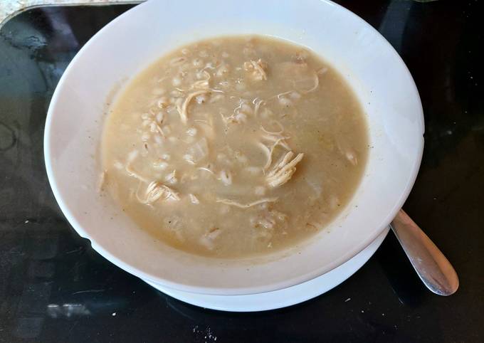 Step-by-Step Guide to Make Homemade My Quick Healthy Chicken & Barley Soup ๐