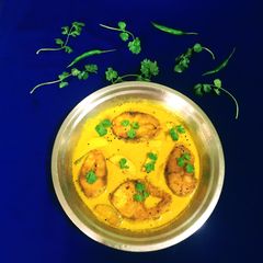 A picture of Fish in Mustard Gravy.