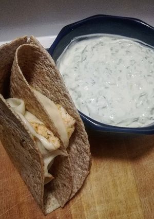 Csirkés, sajtos torilla recept fotója