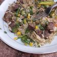 Salteado de verduras y sobras