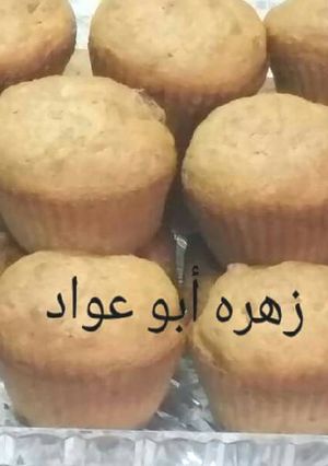 صورة لوصفة كب كيك الشوفان بالموز والمكسرات