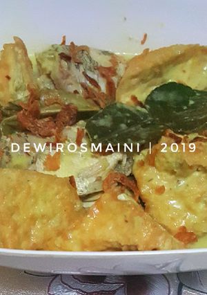 Foto resep Gulai kuning simple ikan kakap putih + Tahu