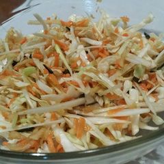 A picture of Healthy no-mayo coleslaw.