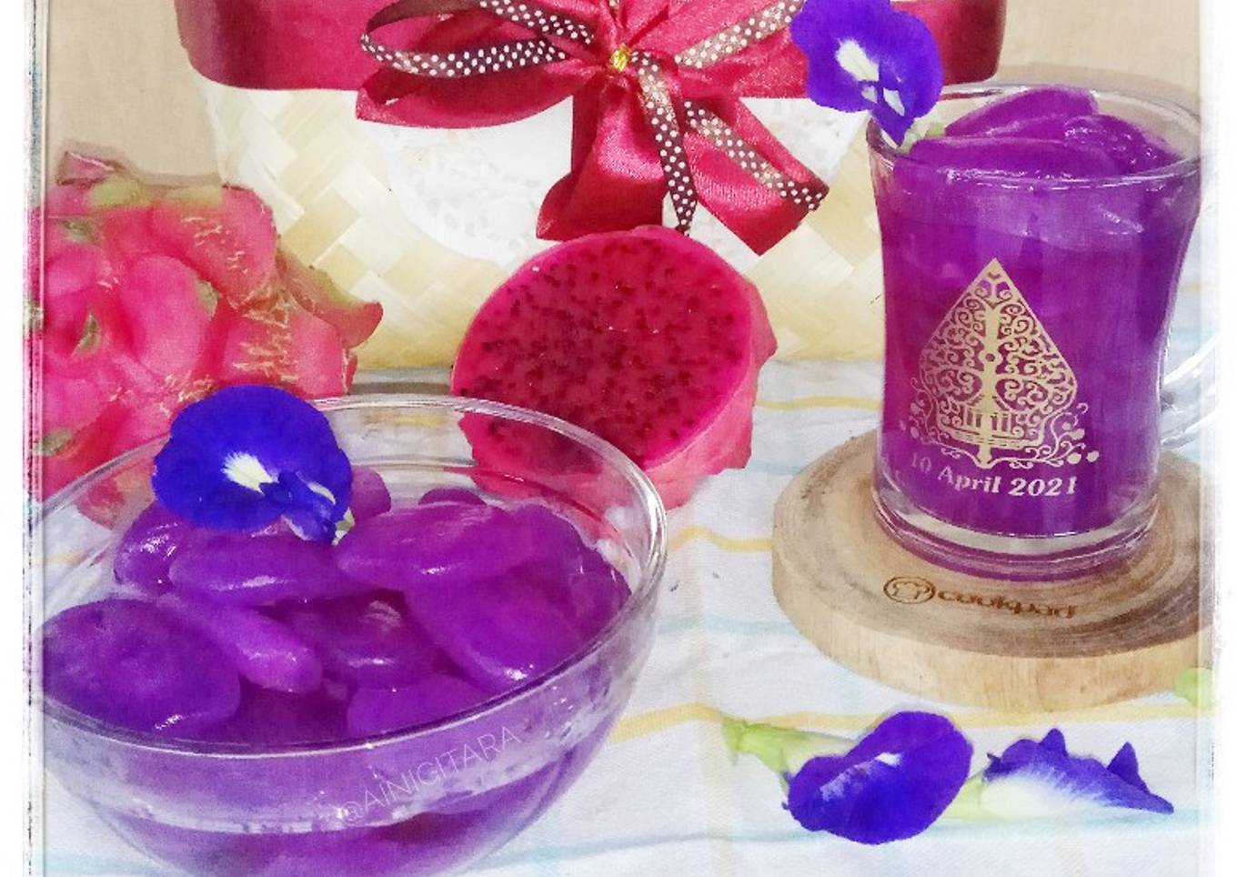 Kolang Kaling Ungu Cantik