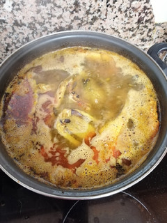 Una foto de Caldo de pescado