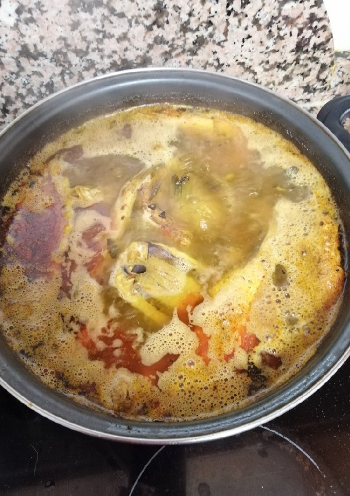 Una foto de Caldo de pescado