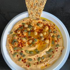 A picture of Sweet Potato 🍠 Chickpea Hummus.