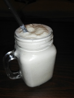 A picture of Simple Pinacolada smoothie 🍍+ 🍋 + 🍯.