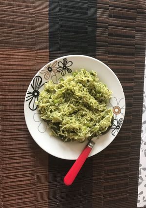 A picture of Green rice#summerchallenge2.