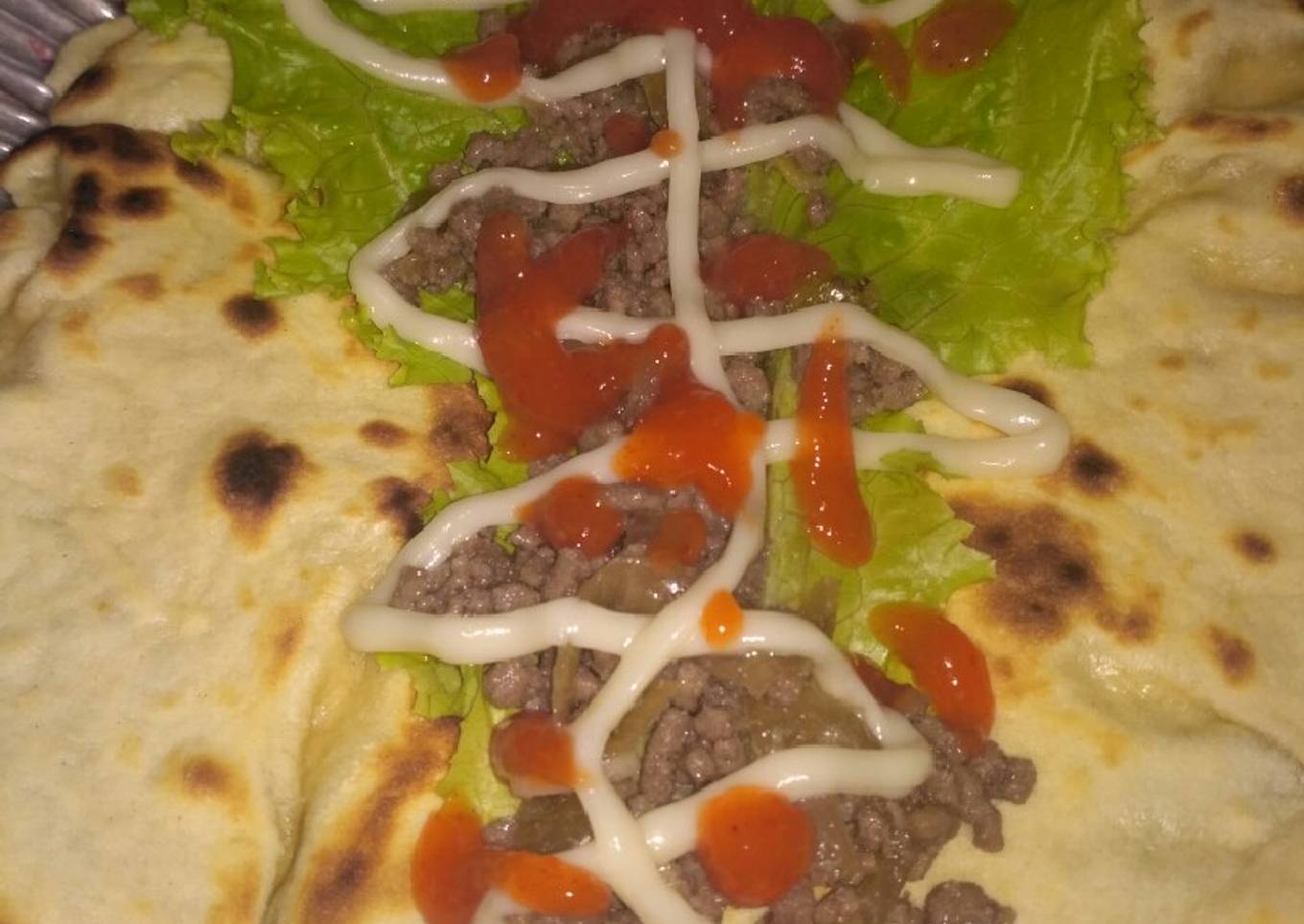 Kebab daging sapi homemade