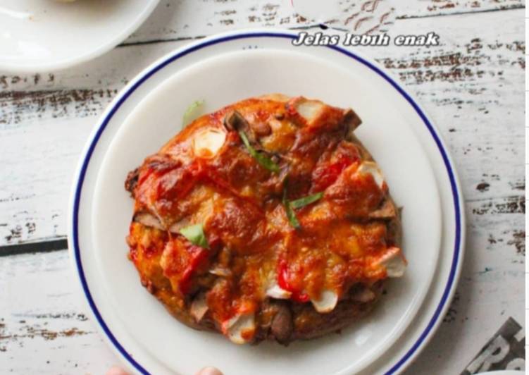 Resepi:  Pizza Homemade Simple  Termudah