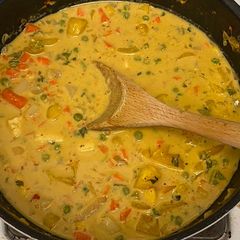 A picture of Veg Thai Curry.