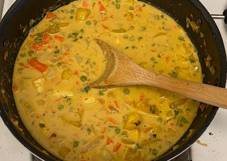 Recipe of Speedy Veg Thai Curry