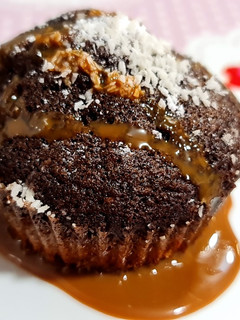 Foto principal de Muffins de choco con topping de coco- dulce leche