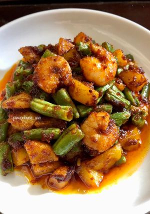 Foto resep Sambal Goreng Udang Kentang Buncis