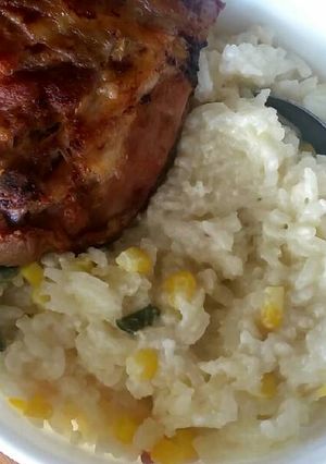Una foto de Arroz con leche (no es dulce)
