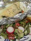 Rollo vegetal de pechuga al vapor