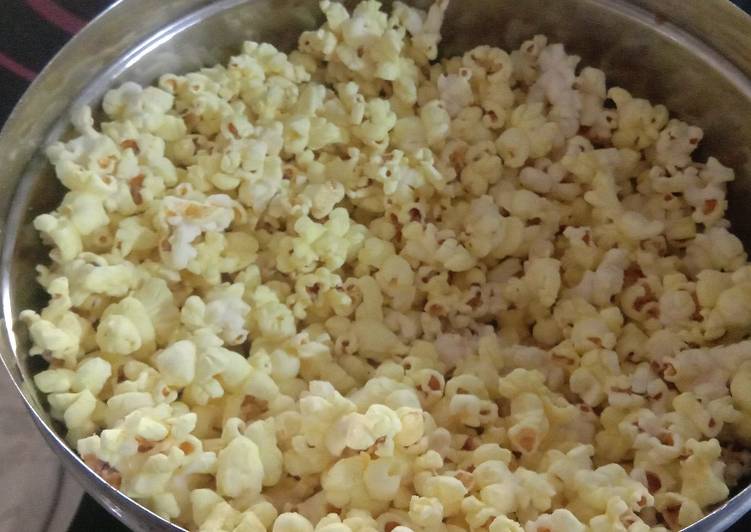 Homemade popcorn