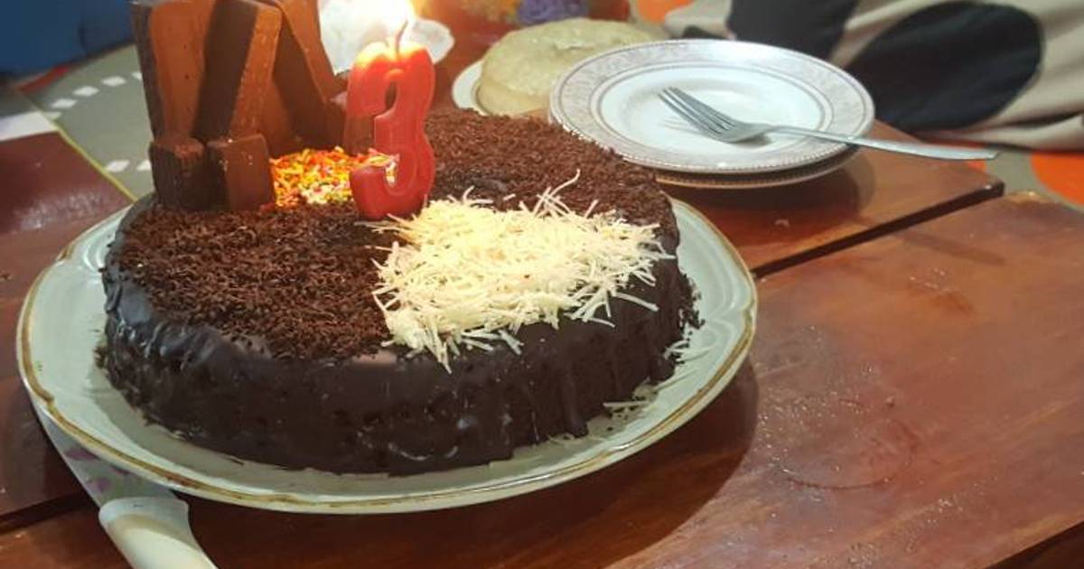 Resep Brownies kukus untuk ultah oleh Silvia Lora 'Haris Cookpad
