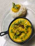 Lime Beans Curry or Vaal ni Dal nu Khatu