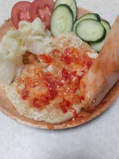 Foto resep Ayam Geprek Oat - menu makan sehat