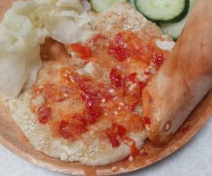 Cara Cepat Ayam Geprek Oat  menu makan sehat Enak Sempurna Cara Cepat Ayam Geprek Oat  menu makan sehat Enak Sempurna