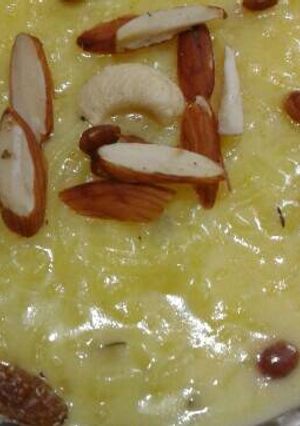 A picture of Yummy kesari kheer.