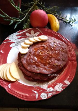 A picture of Fruity Beetroot Pancake.