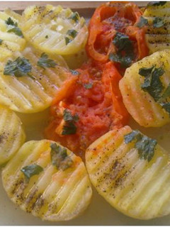 Una foto de Patatas al microondas