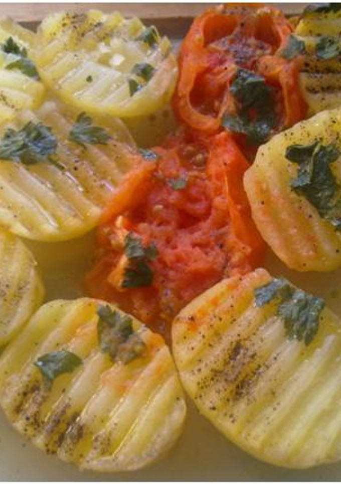 Una foto de Patatas al microondas