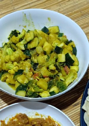 Foto resep Vegetable curry