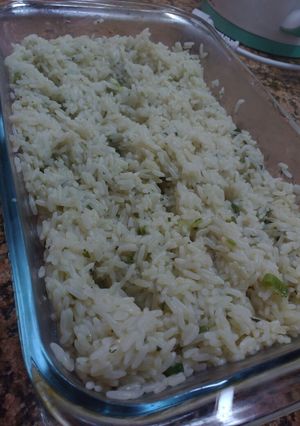 Una foto de Arroz frito con verduritas