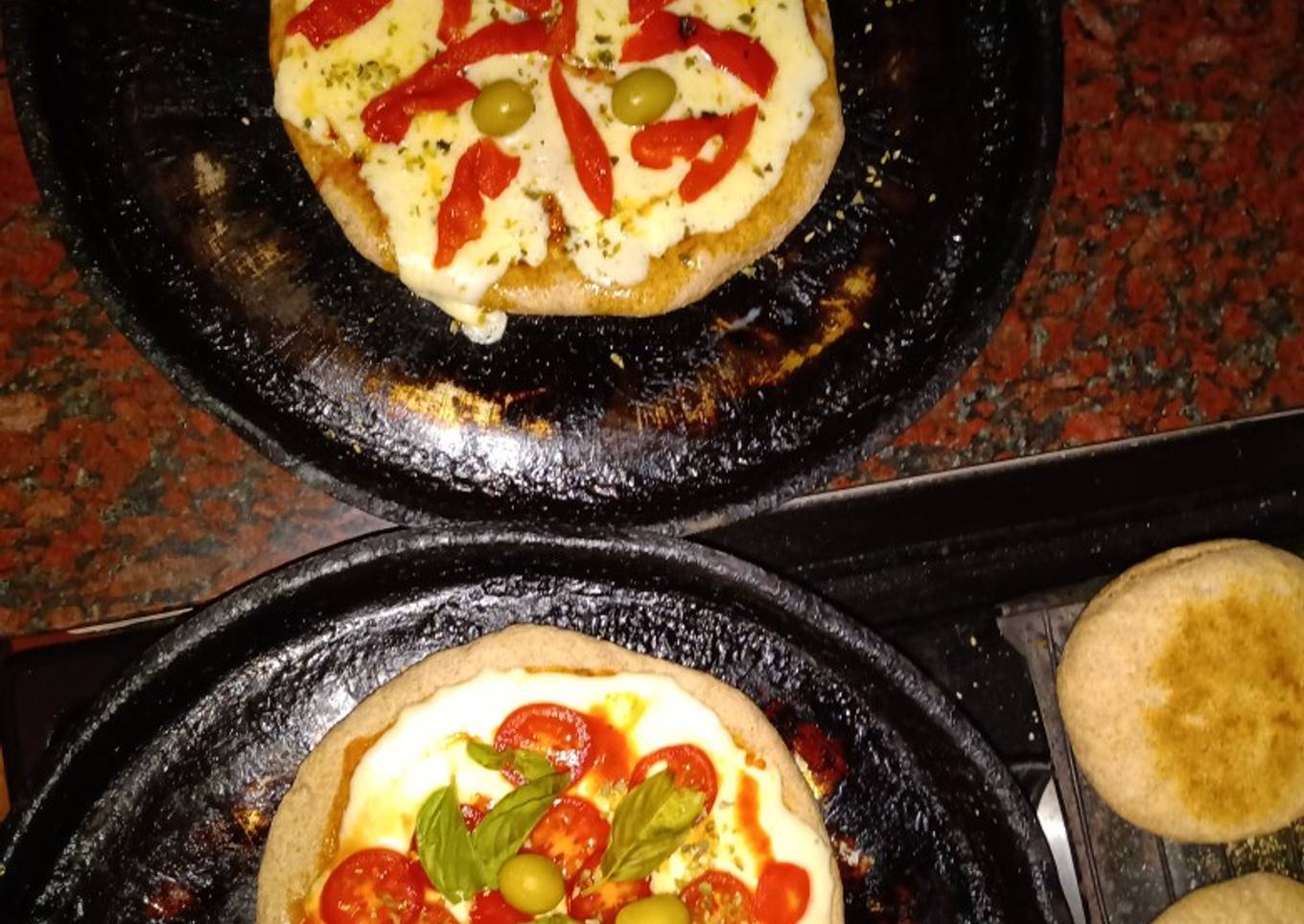 Vegetariana - Pizzas de harina integral 🍕🍕