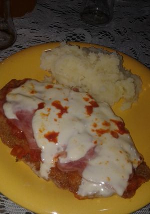 Una foto de Milanesa a la napolitana