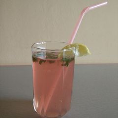 A picture of Roohafza fusion cocktail.