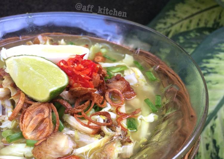Resep Soto ayam bening, Lezat